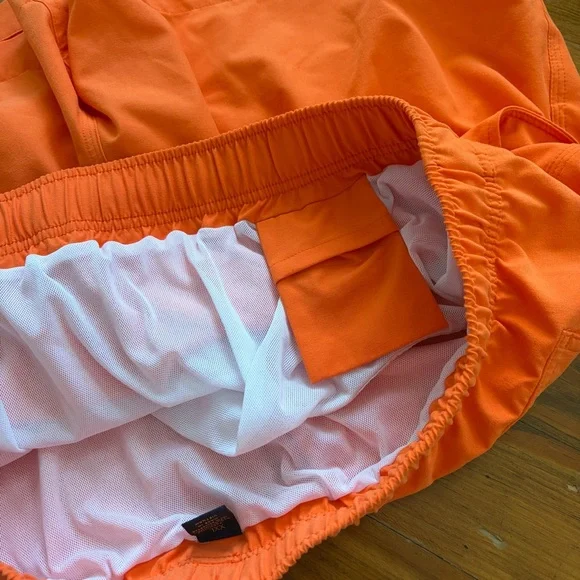 Brooks Brothers NEW Swim Trunks Shorts Orange Size XXL NWOT